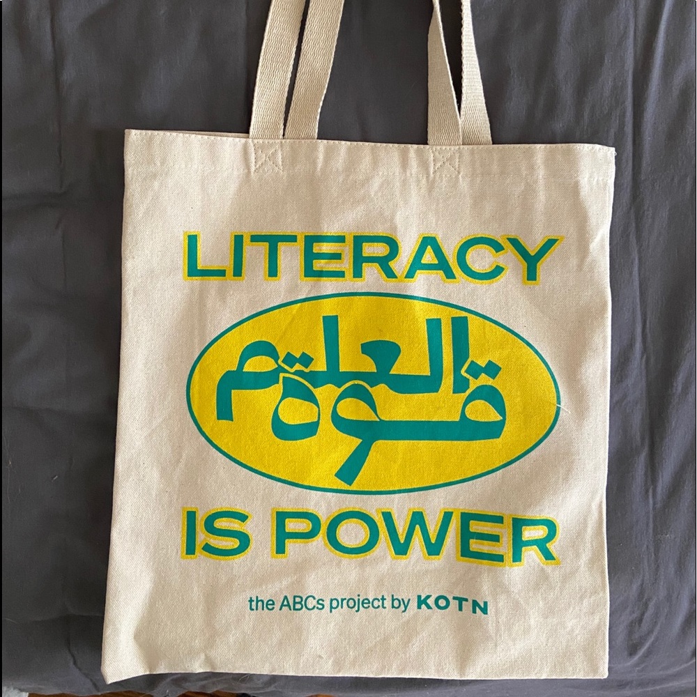 Kotn printed tote bag